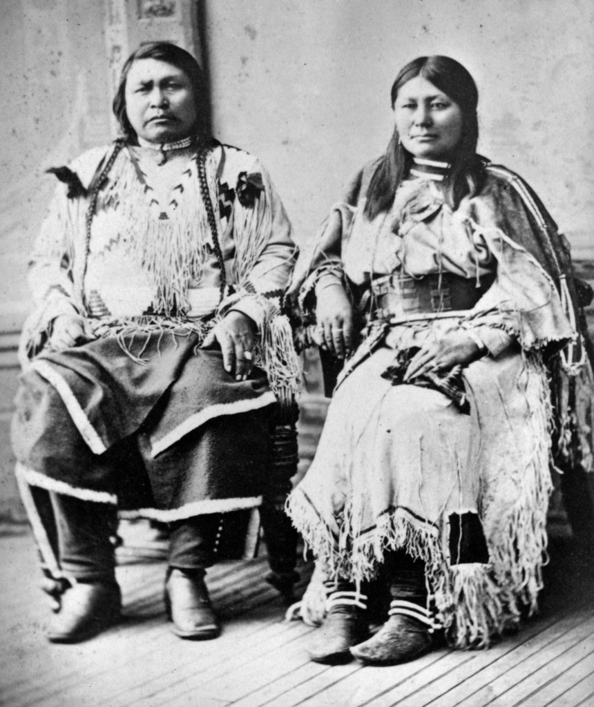 Chief Ouray and his wife, Chipeta(credit: Denver Public Library)