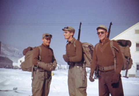 Soldiers at Camp Hale (credit: Denver Public Library)