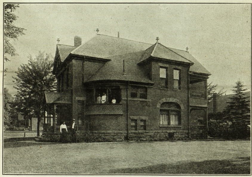 C.M. White's home in Denver circa 1918