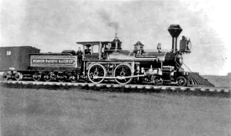 Denver Pacific Railway locomotive circa 1880-1890'scredit: Denver Public Library
