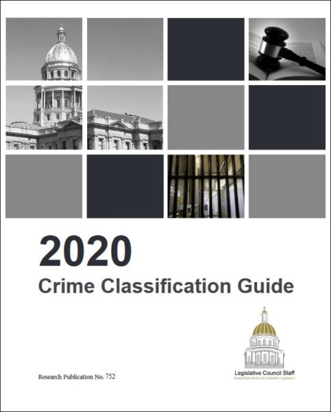 2020 Crime Classification Guide cover